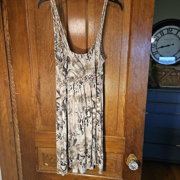VENUS Cheetah Print Bodycon Dress Size Small | Sexy Wild Party Midi - Picture 2 of 6